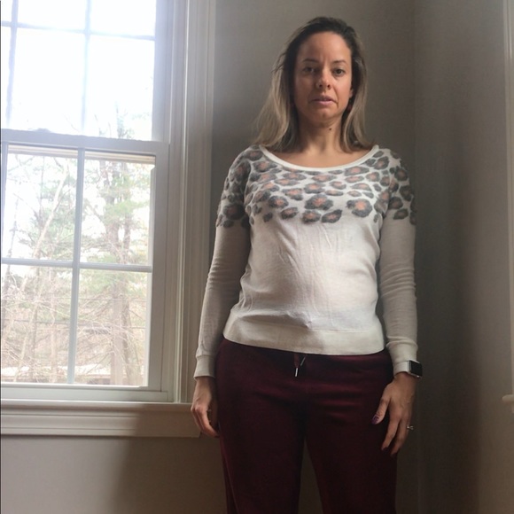 Anthropologie Sweaters - Anthropologie Sweater with Leopard Spots